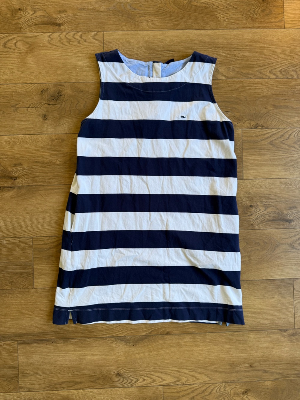 Vineyard Vines Navy and White Striped Dress